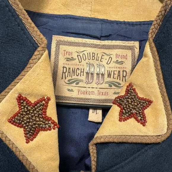 Double D Ranch Navy Western Jacket - Picture 3 of 7